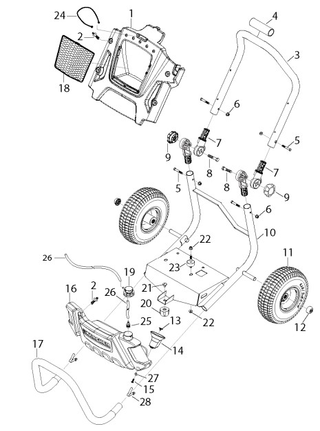 KARCHER G2600XC Plus  pressure washer parts list pump repair manual